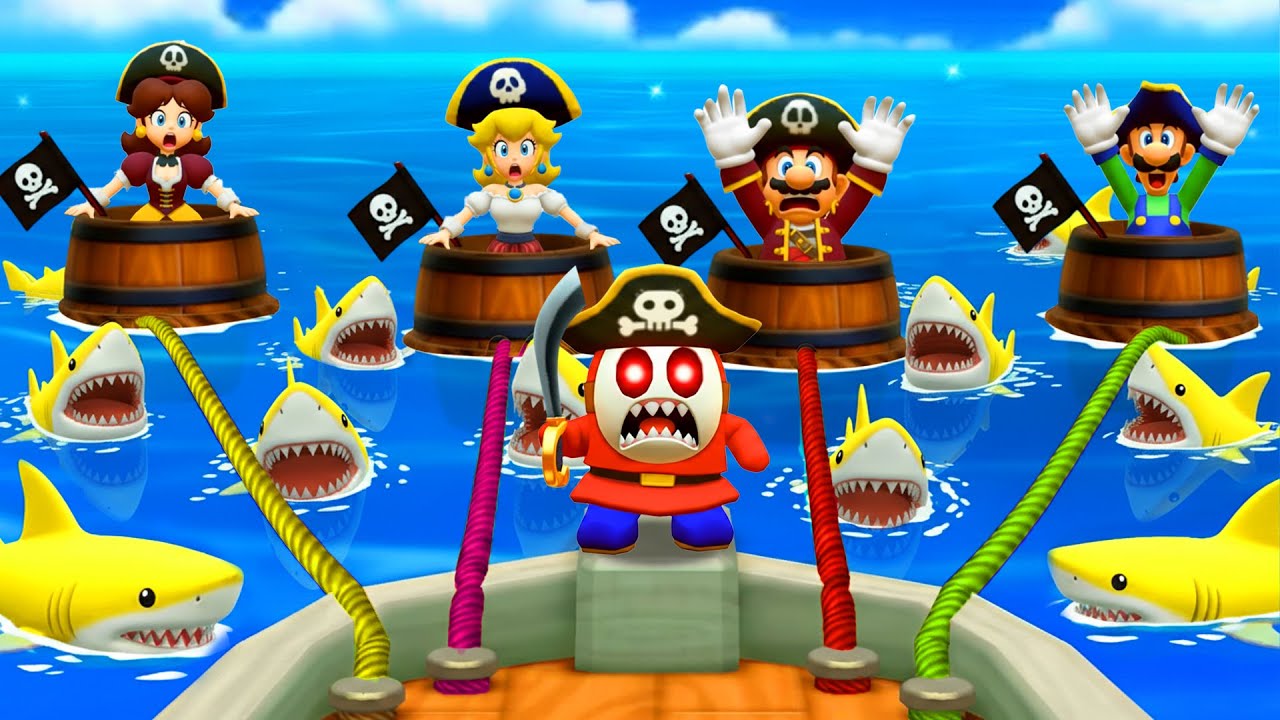 【マリオパーティ100ミニゲームコレクション】ミニゲームデイジーVsピーチVsマリオVsルイージ(最強CPUたつじん)