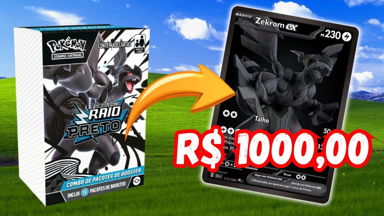 NÃO COMPRE COMBO RAIO PRETO ANTES DE VER ESSE VÍDEO | POKÉMON TCG
