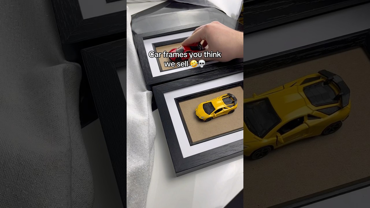 3D model cars in Display Frames! 😍🚗 #cars #carstube #carenthusiasts #cartok