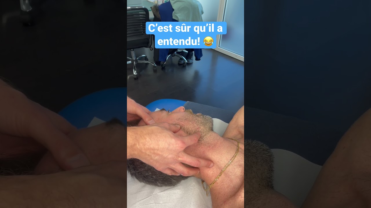 Craquement m&acirc;choire (ATM) #atm #craque #crackingbones   #osteopathy #asmr