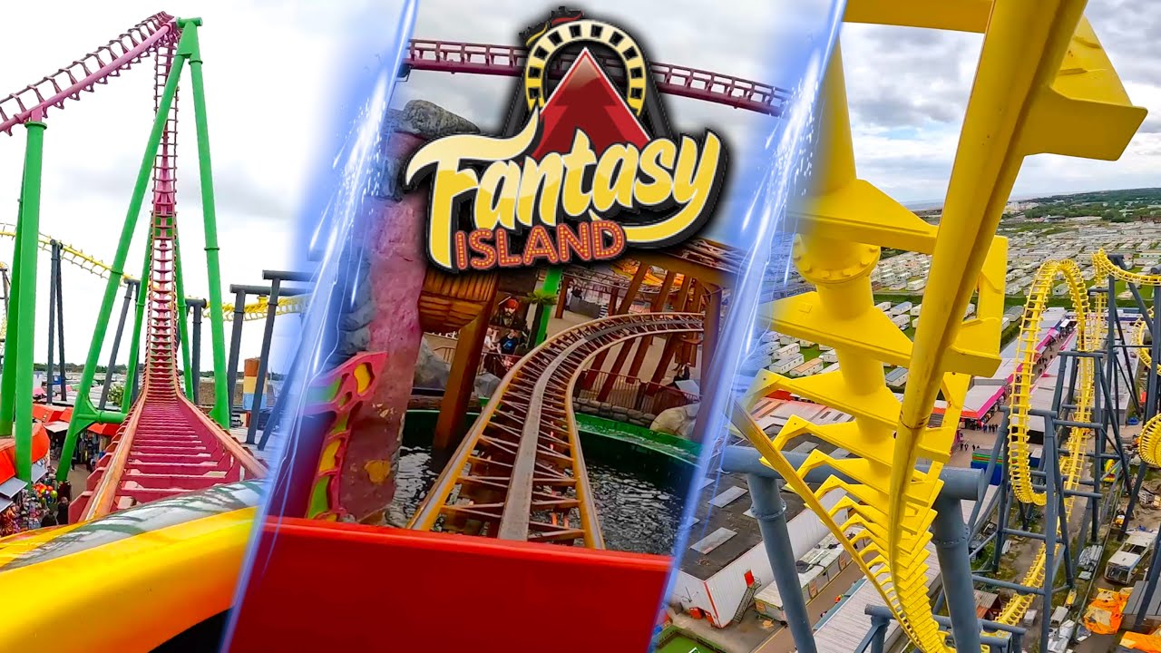 All Roller Coasters at Fantasy Island 🇬🇧