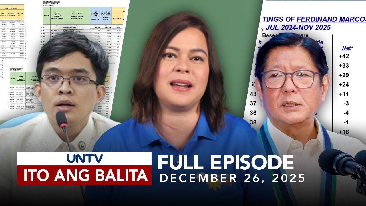 UNTV: Ito Ang Balita | December 26, 2025
