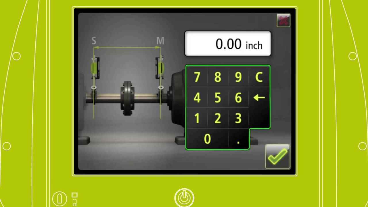 Fixturlaser NXA Touch Tip    Entering Dimensions and Setting Tolerances