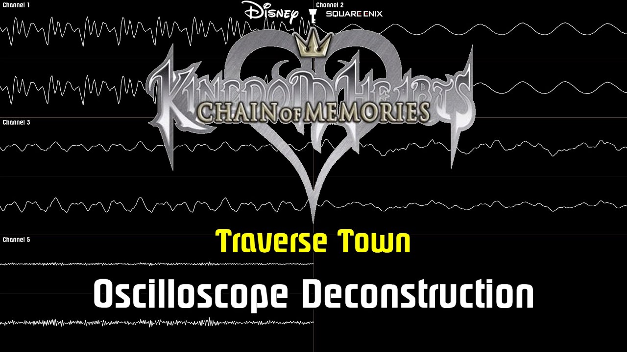 Kingdom Hearts: Chain of Memories - Traverse Town [Oscilloscope Deconstruction]
