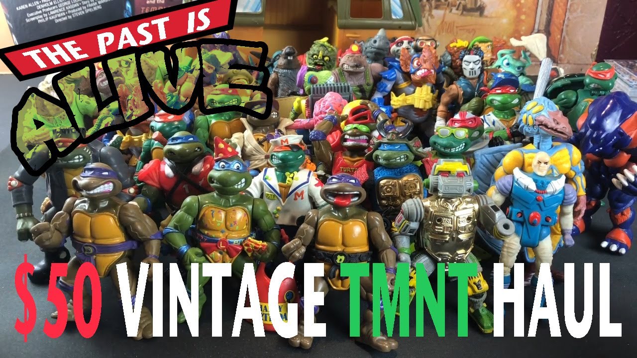 A $50 VINTAGE TMNT COLLECTION! Figures, Vehicles & Accessories From Our Childhood