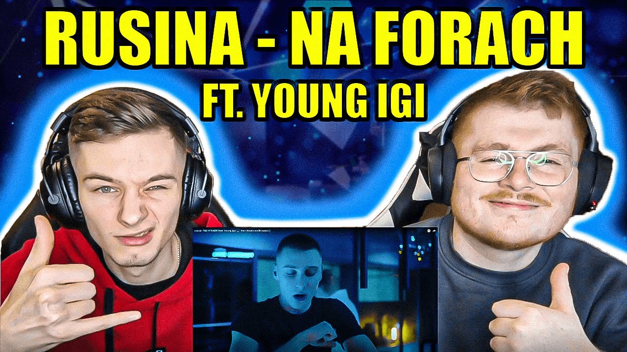 A CHILL BANGER! RUSINA - NA FORACH FT YOUNG IGI - ENGLISH AND POLISH REACTION