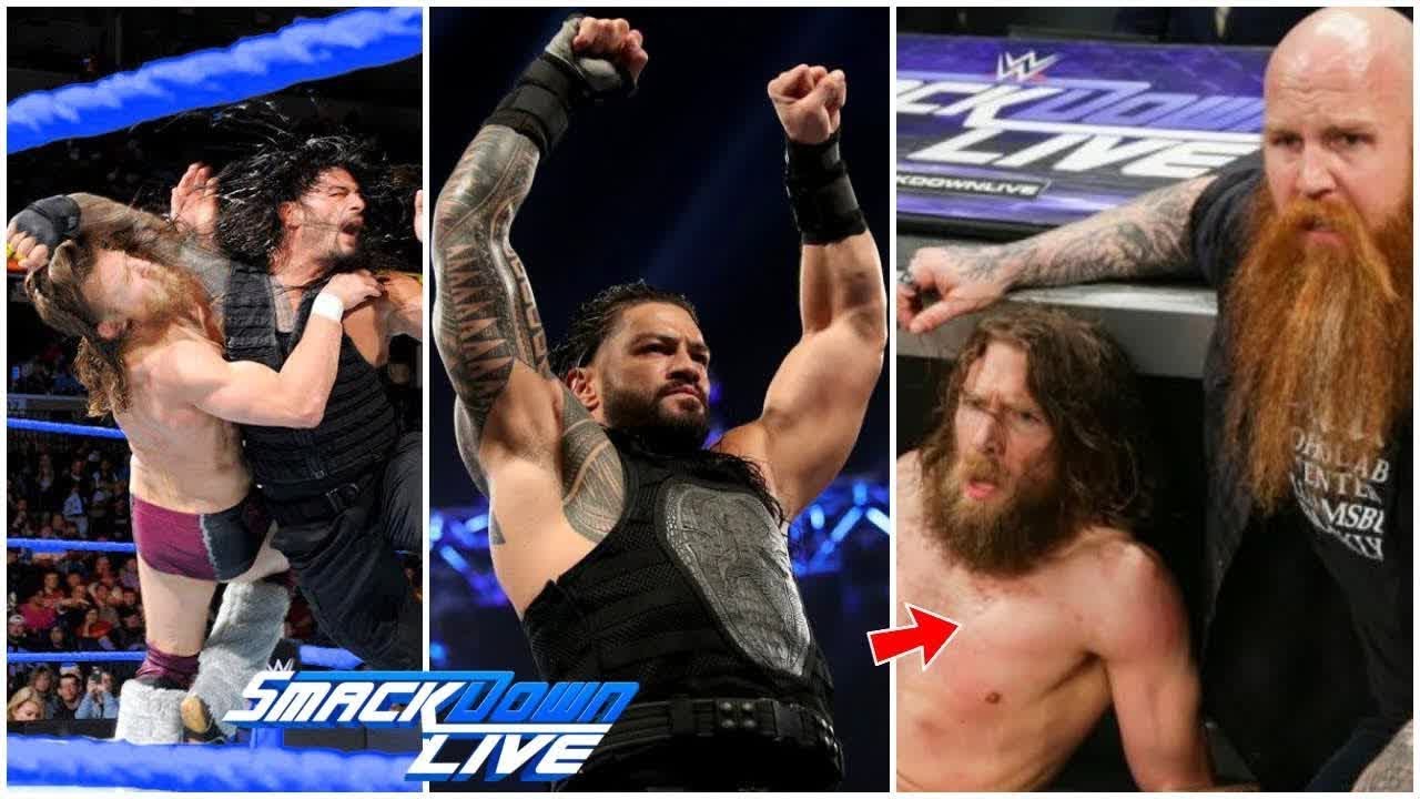 ●ROMAN REIGNS ATTACKS DANIEL BRYAN SMACKDOWN LIVE ? ROMAN REIGNS VS DANIEL BRYAN 2019 !