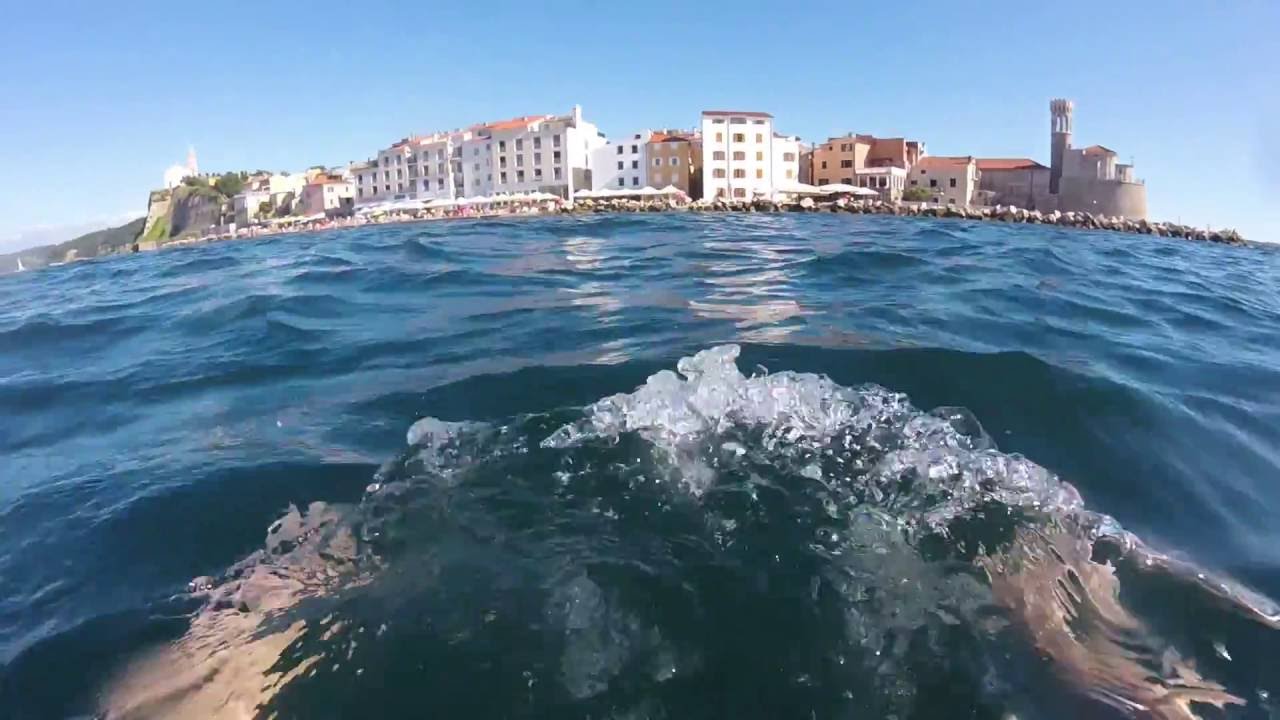 FREE DIVE -  PIRAN  - 11,8M - TESTING GoPro HERO+
