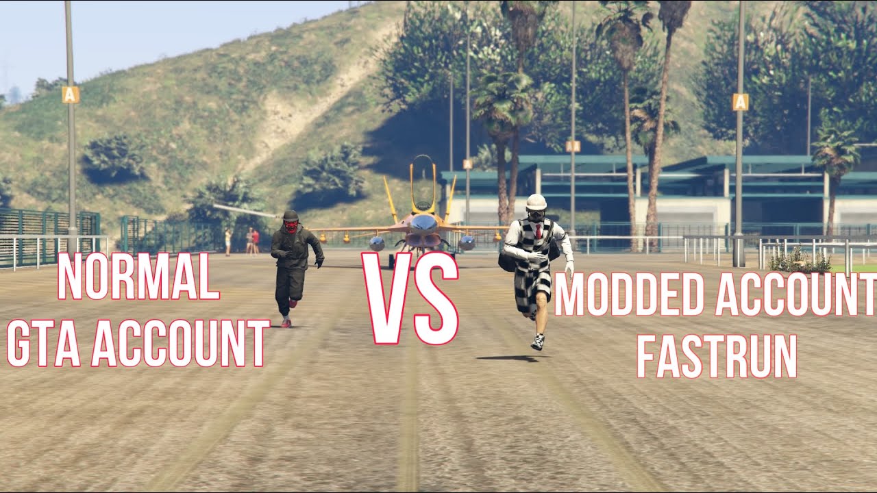 GTA online | Fastrun vs Normal Gta account