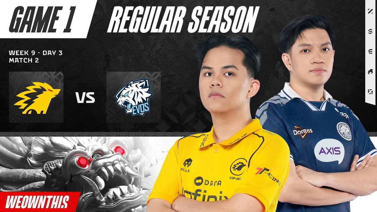 ONIC vs EVOS | Regular Season Week 9 Day 3| Game 1 | #MPLIDS17