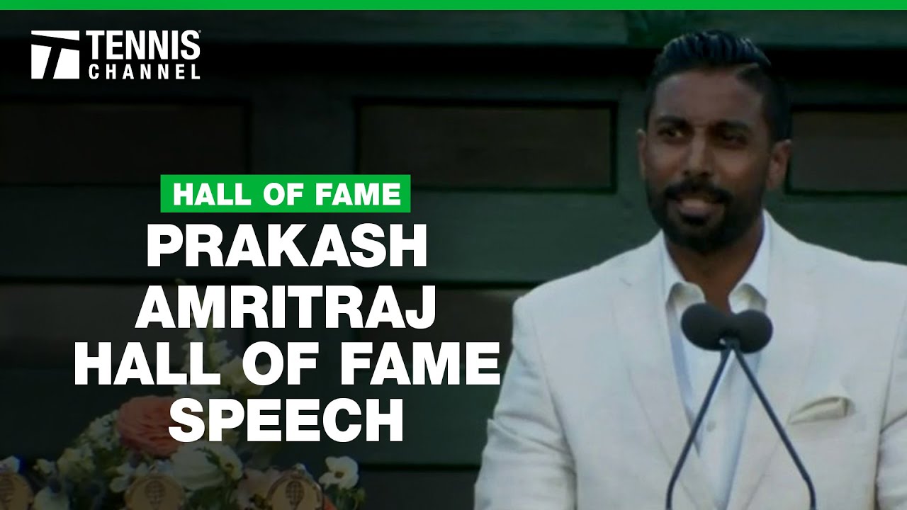 Prakash Amritraj Introduces Father Vijay Amritraj at 2024 Hall of Fame Ceremony | Tennis Channel