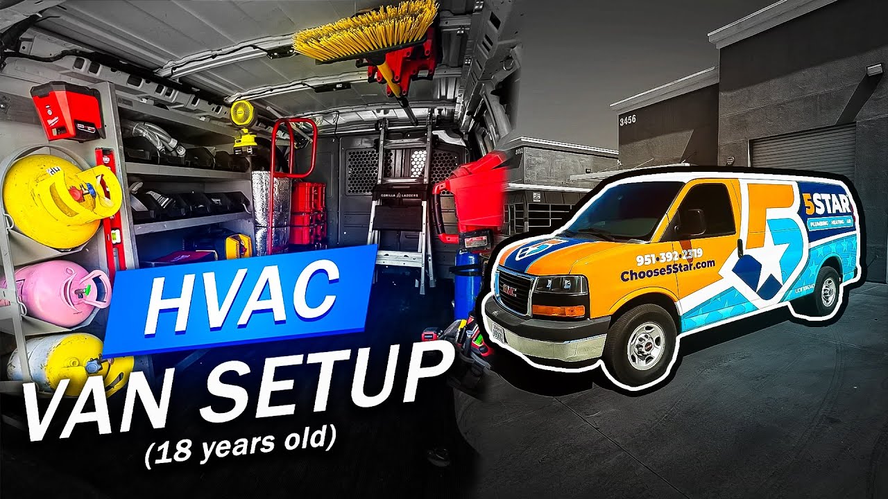 Установка HVAC-фургона для 18-летнего ребенка! 2024