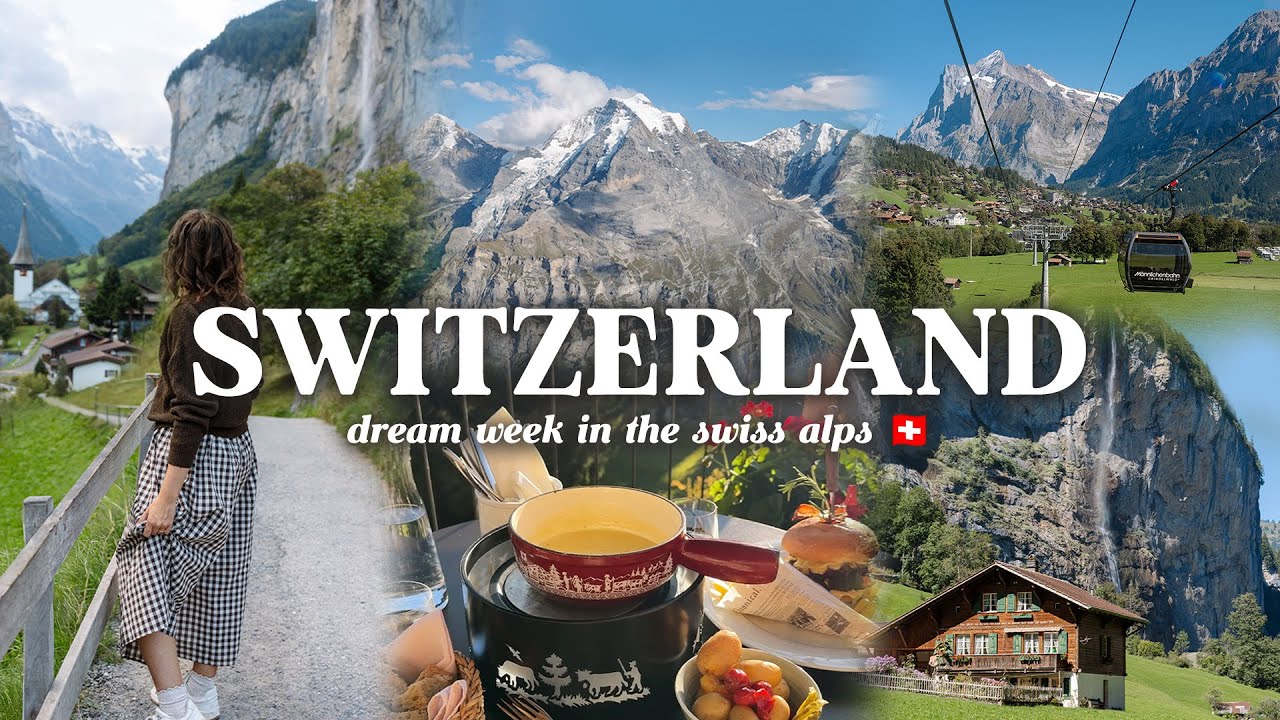 НЕДЕЛЯ МЕЧТЫ В ШВЕЙЦАРИИ 🏔 | 7 дней знакомства с Лаутербрунненом, Церматтом, Люцерном и другими м...