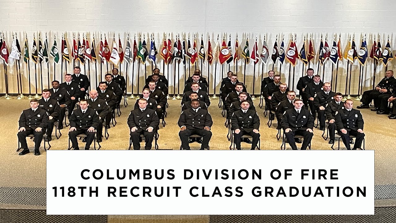 Columbus Division of Fire 118th Recruit Class Graduation