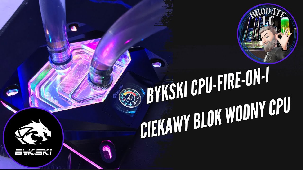 Bykski CPU-Fire-On-I Unboxing i prezentacja bloku wodnego dla pocesor&oacute;w Intela.