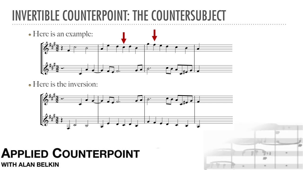 Counterpoint # 17 - Invertible Counterpoint