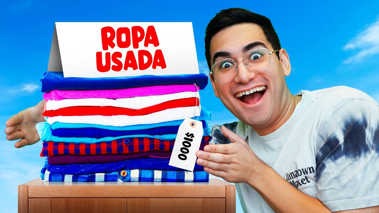 Hice una TIENDA de ROPA USADA en 1 SEMANA 🤑