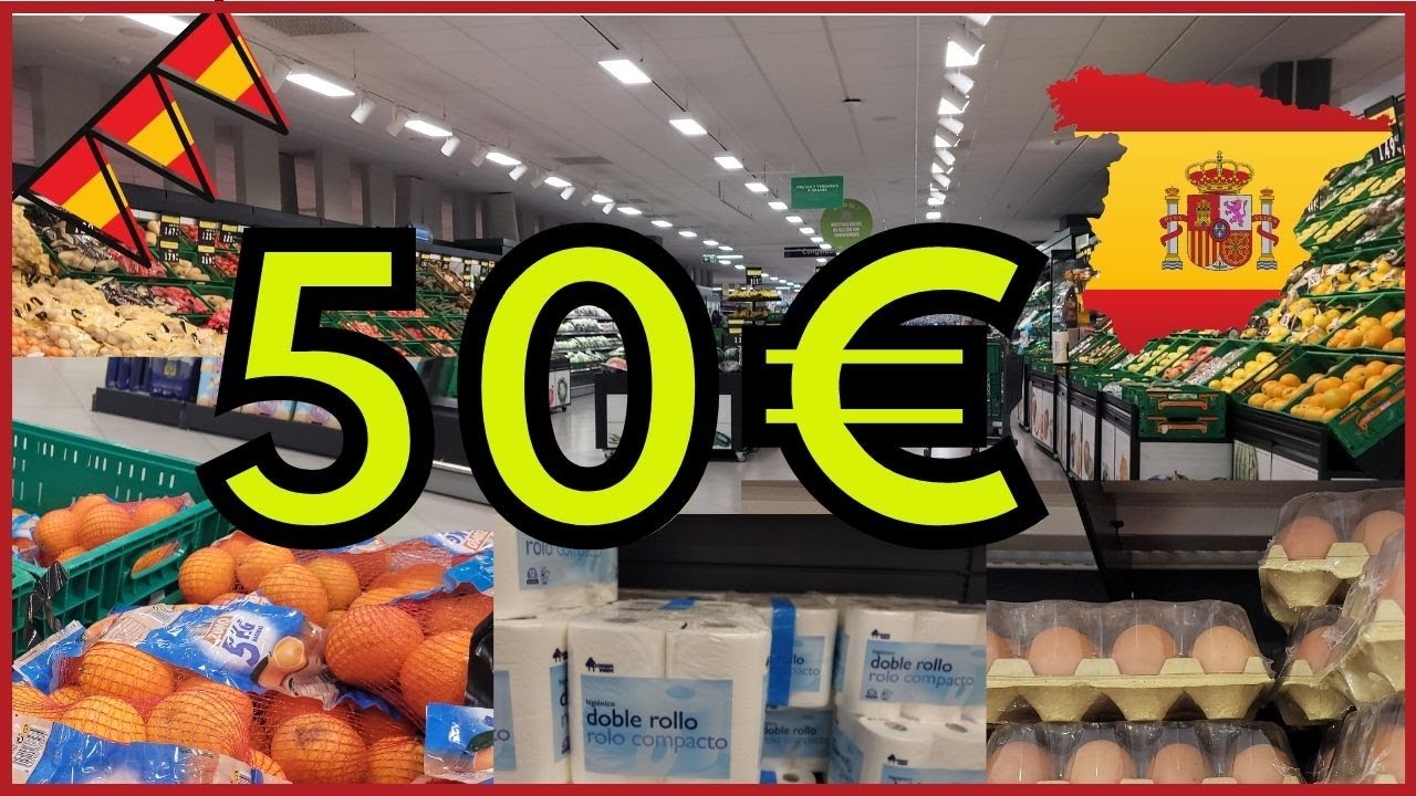 📢¿QUÉ PUEDO COMPRAR CON 50 EUROS EN EL MERCADO?🍉🍎 España 2022