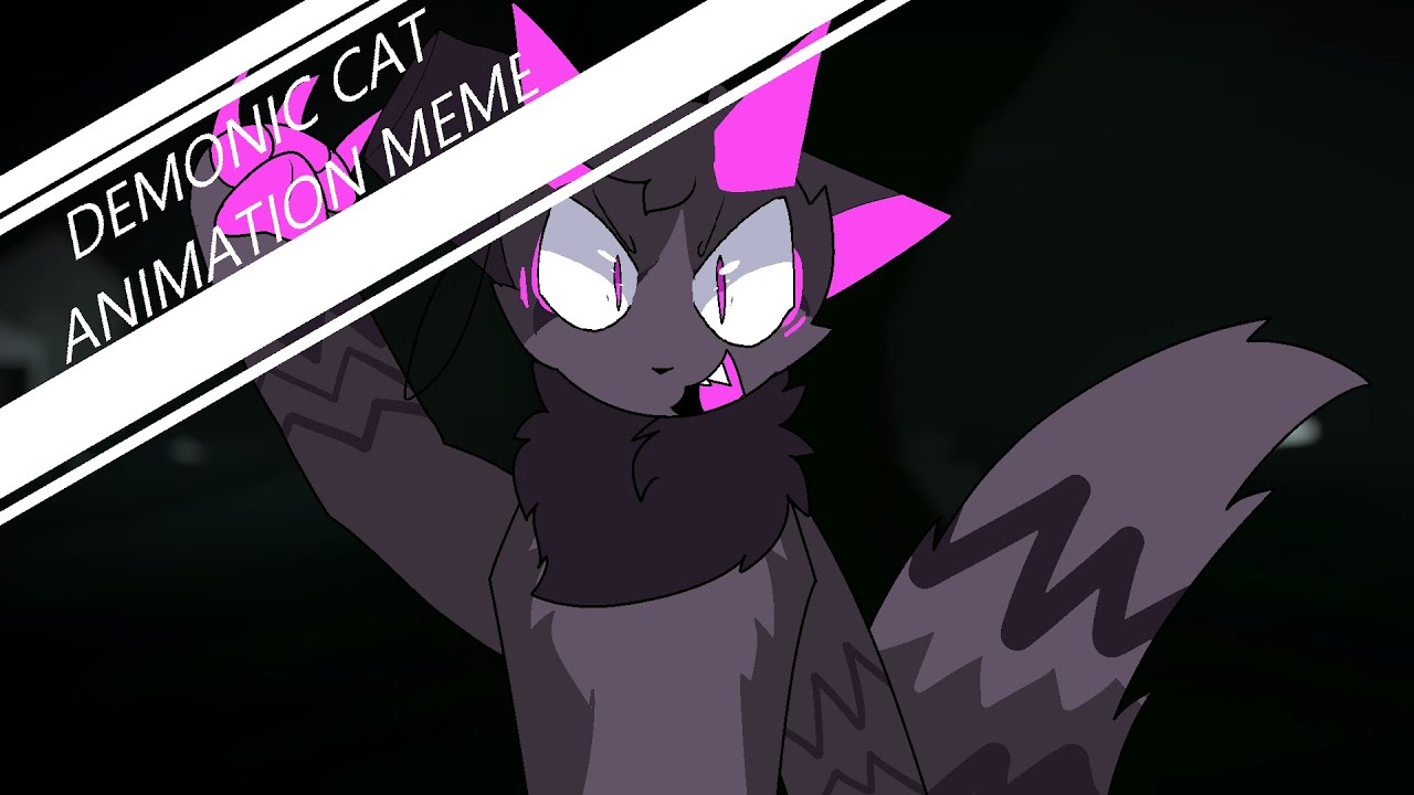 DEMONIC CAT | ANIMATION MEME | [FLASH WARNING] | KAIJU PARADISE OCS
