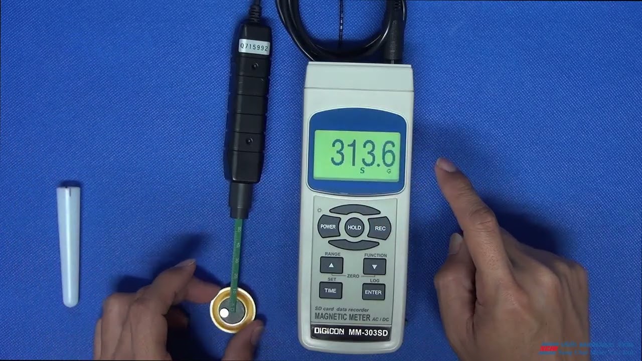 การใช้งาน DIGICON MM-303SD เครื่องวัดความเข้มของสนามแม่เหล็ก