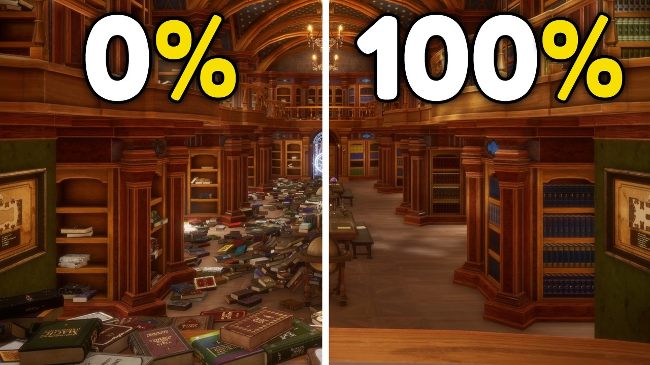 I Played 100% of Librarian: Tidy Up the Arcane Library!