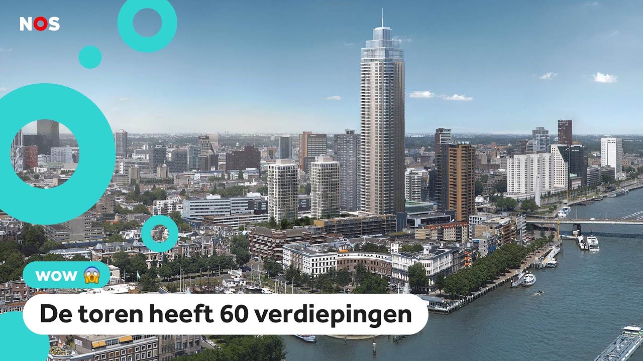 Hoogste woontoren van Nederland is bijna af