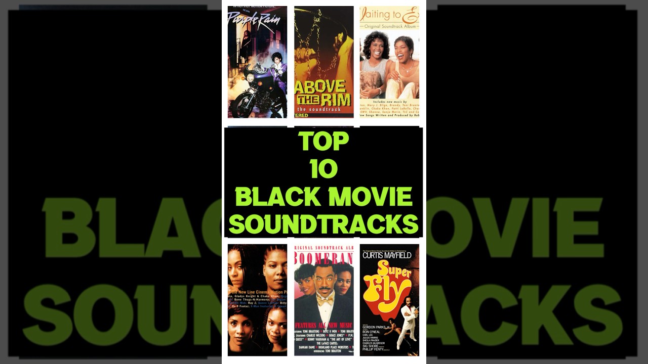 Top 10: Black Movie Soundtracks #blackmovies #moviesoundtracks #blackcinema #hiphopsoundtracks
