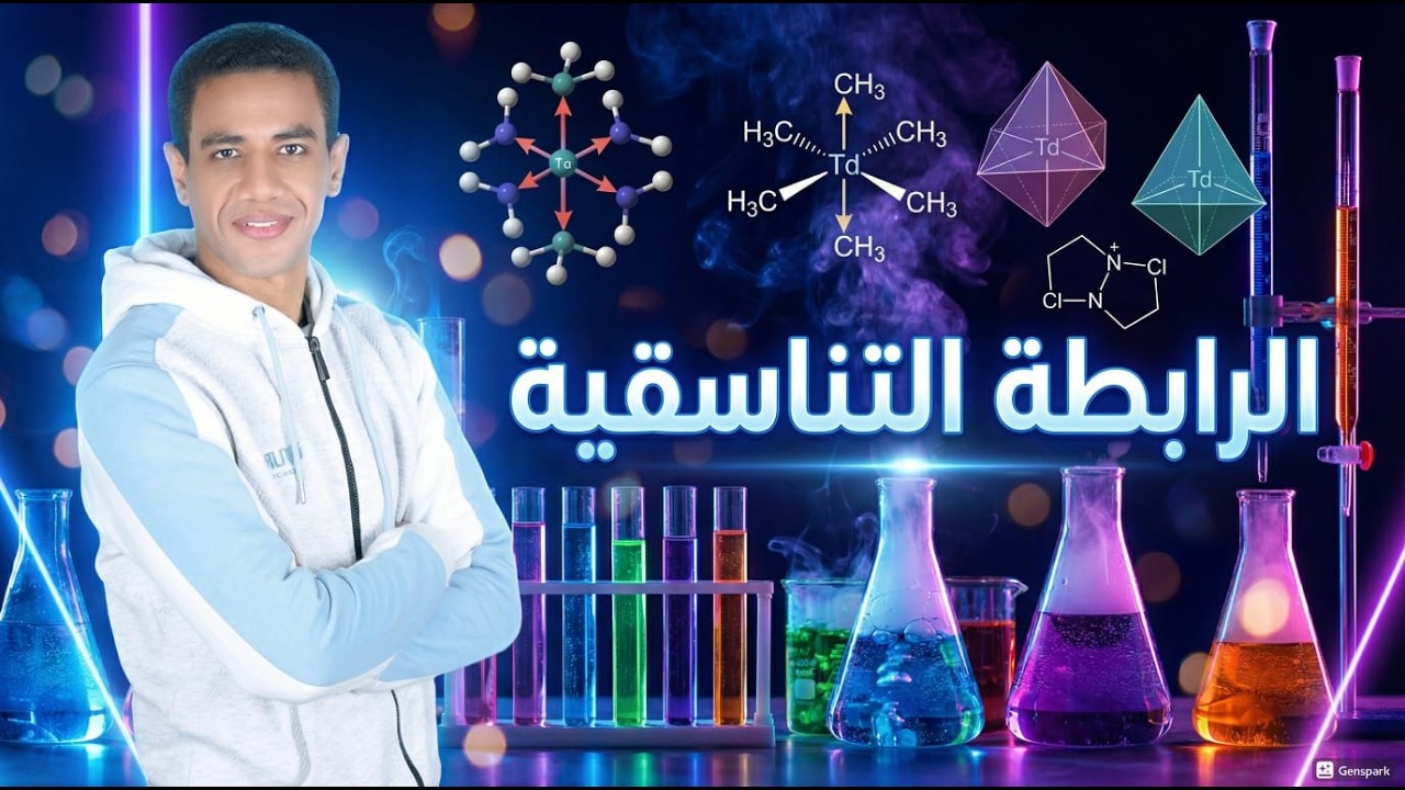 الرابطة التناسقية كيمياء ثانية ثانوى ترم ثانى
