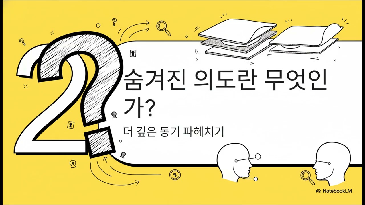 [경영자의 일상적 위기] 14장. 숨겨진 의도 - 이야기 이면의 이야기