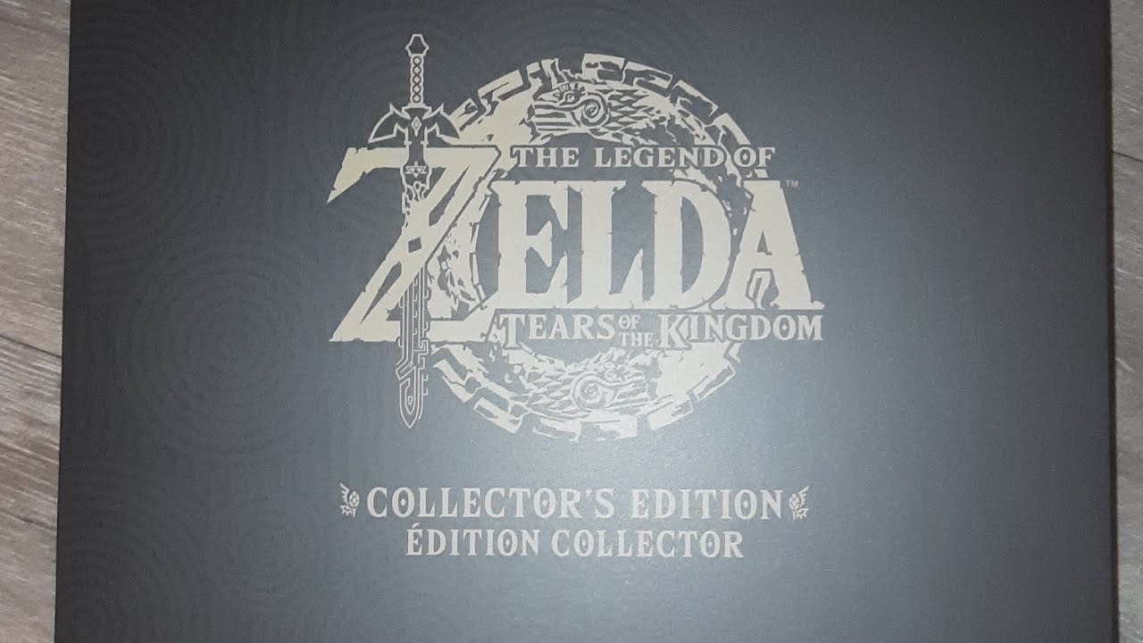 The Legend of Zelda Tears of the Kingdom collectors Edition Unboxing Deutsch