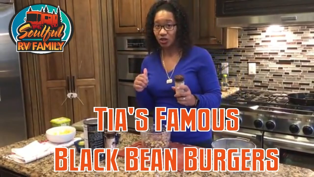 Tia's Black bean burgers