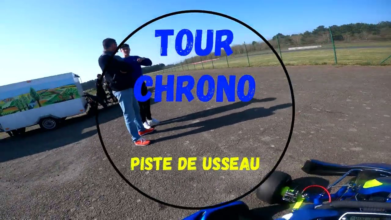 Tour chrono de la piste de USSEAU