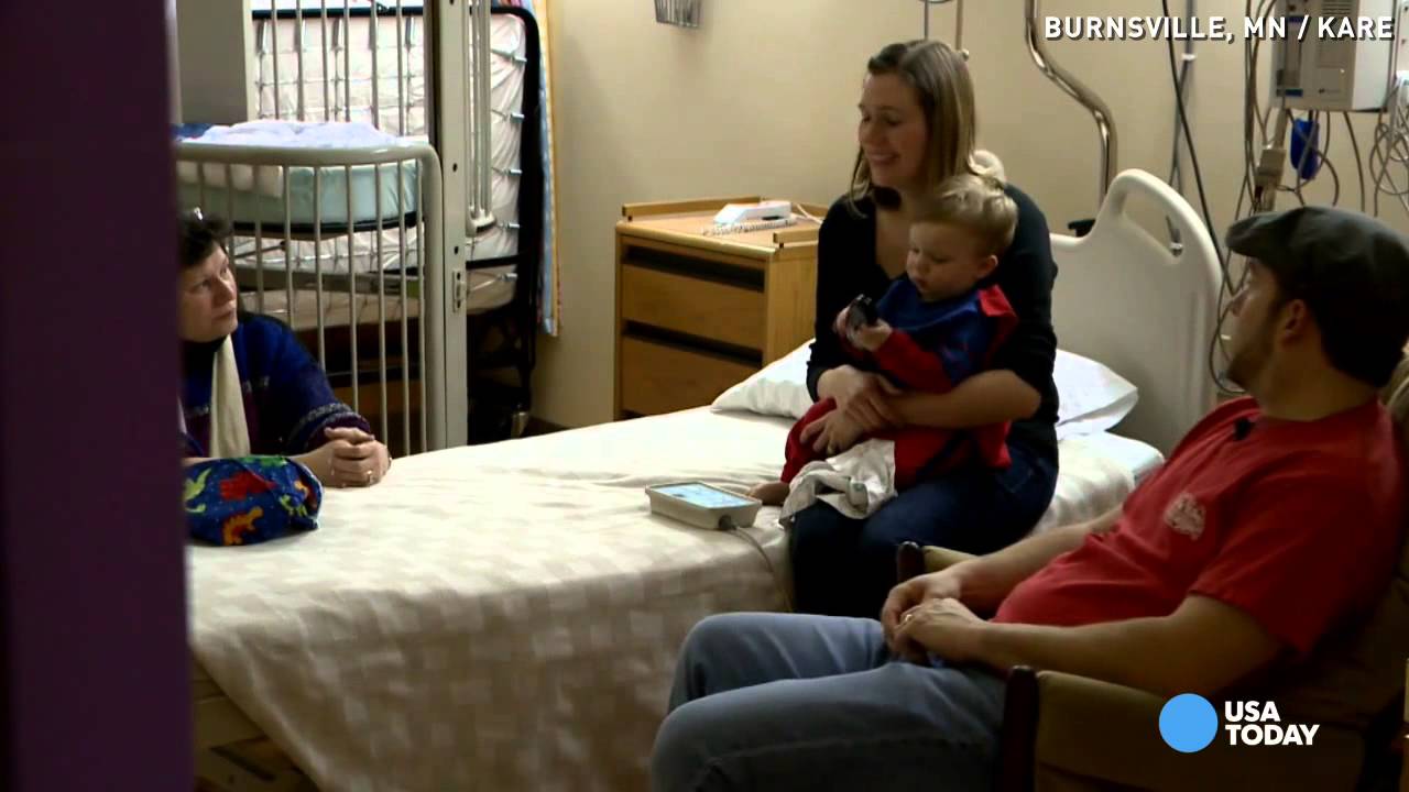 Toddler shocks everyone 4 days after leg amputation