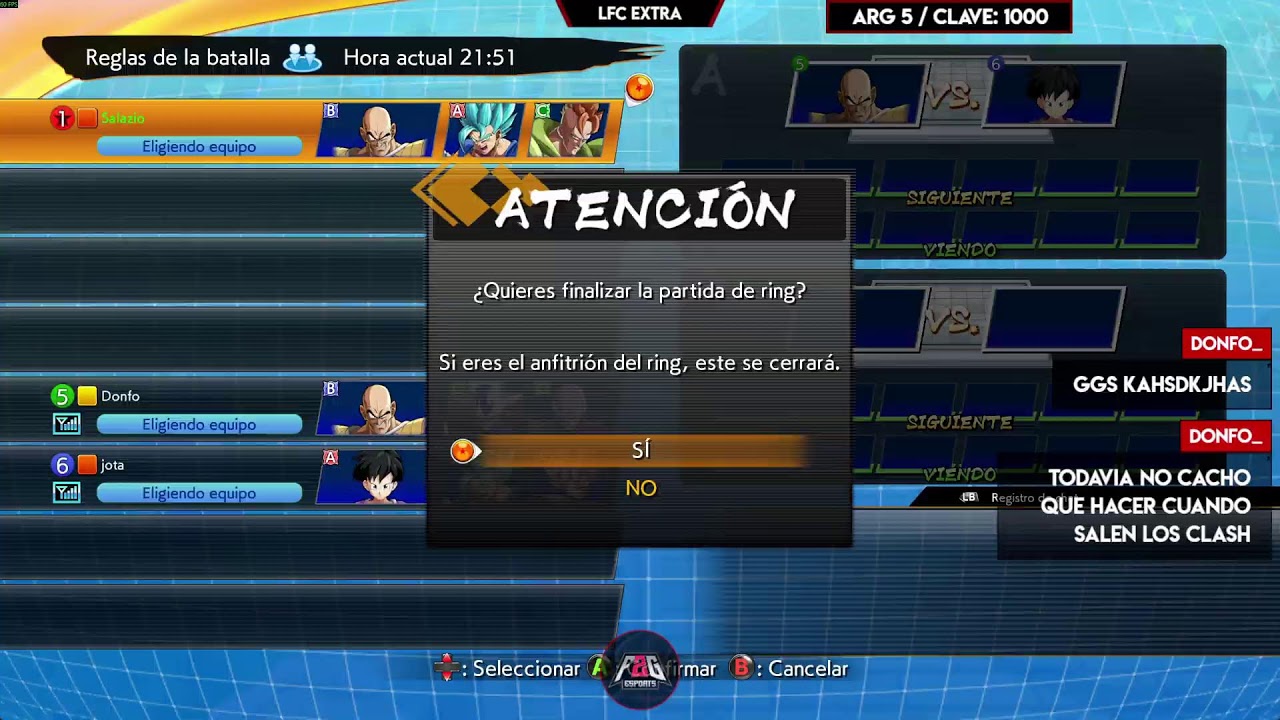 LFC Extra: Dragon Ball FighterZ - Partidas Online/Lobby Abierto - !torneo