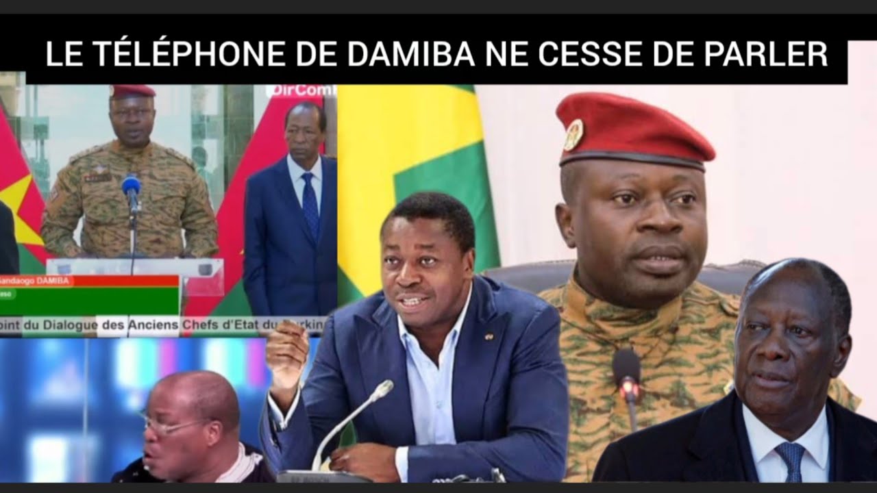 LE TÉLÉPHONE DE DAMIBA NE CESSE DE PARLER#breakingnews #damiba#politiqueafricaine 
