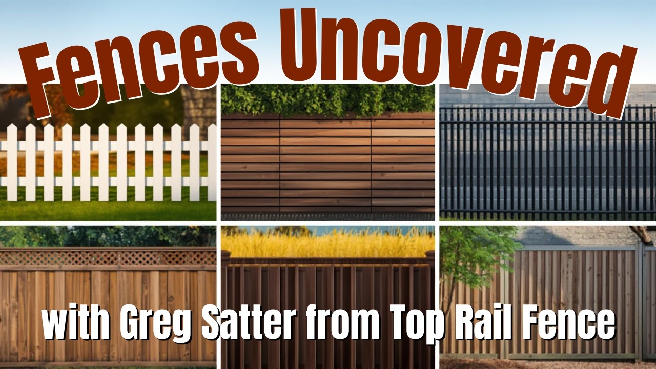 Fencing 101 with Greg Satter from Top Rail Fence