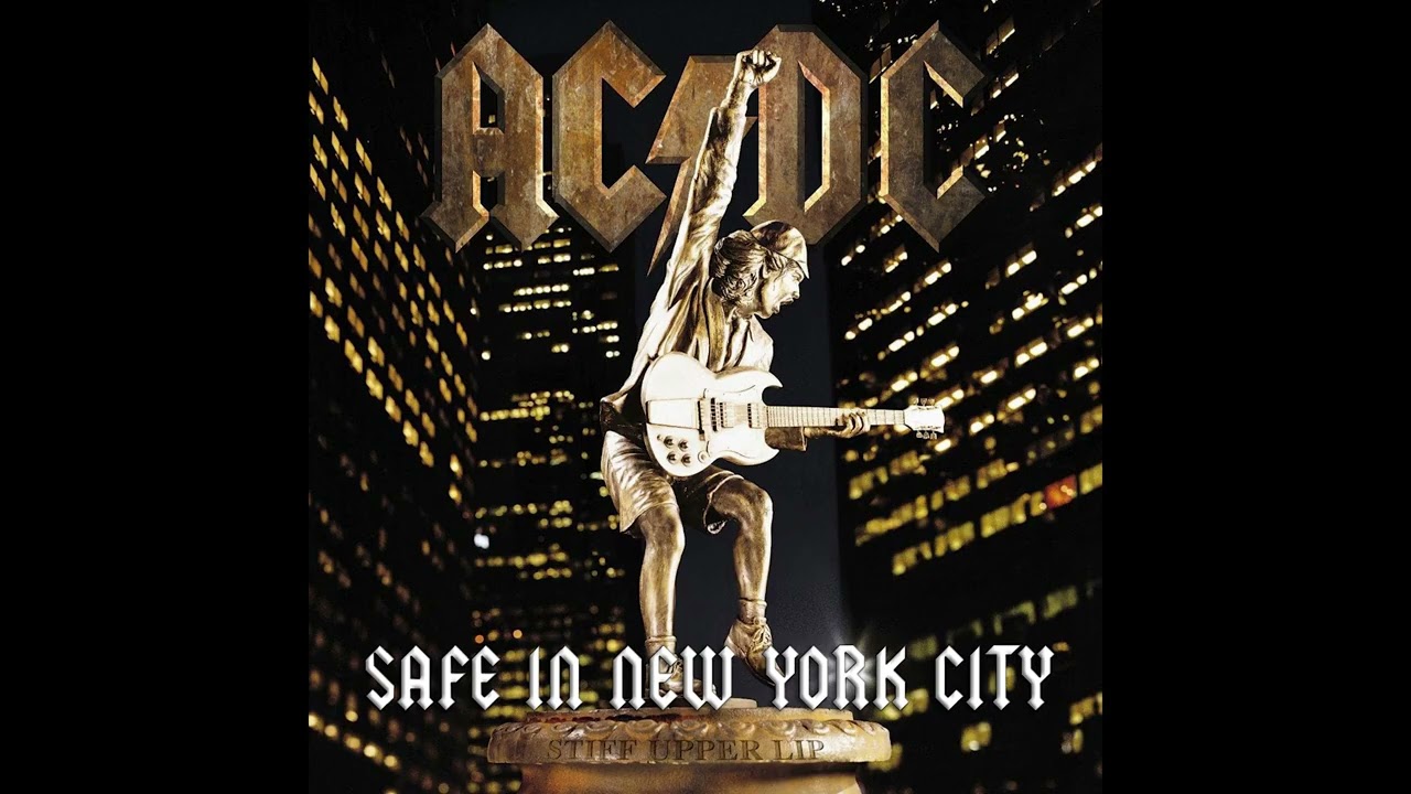 ACDC - SAFE IN NEW YORK CITY Guitar Backing Track with Original Vocals