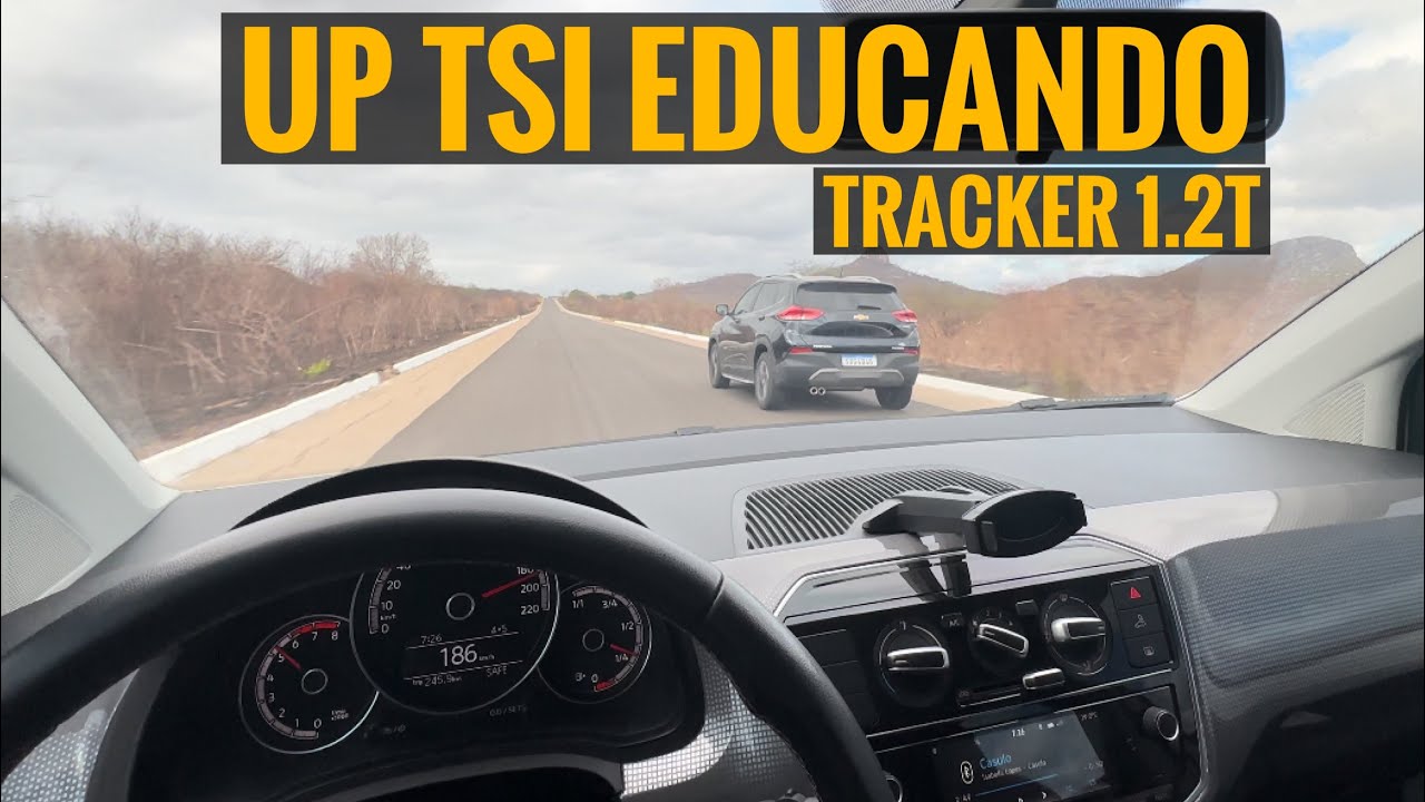 UP TSI vs TRACKER 1.2T - NÃO BOTOU FÉ NO POTE DE SORVETE 🤣