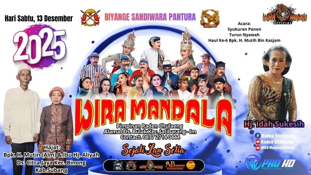 LIVE SANDIWARA WIRA MANDALA | CITRA JAYA 13 DESEMBER 2025#MALAM