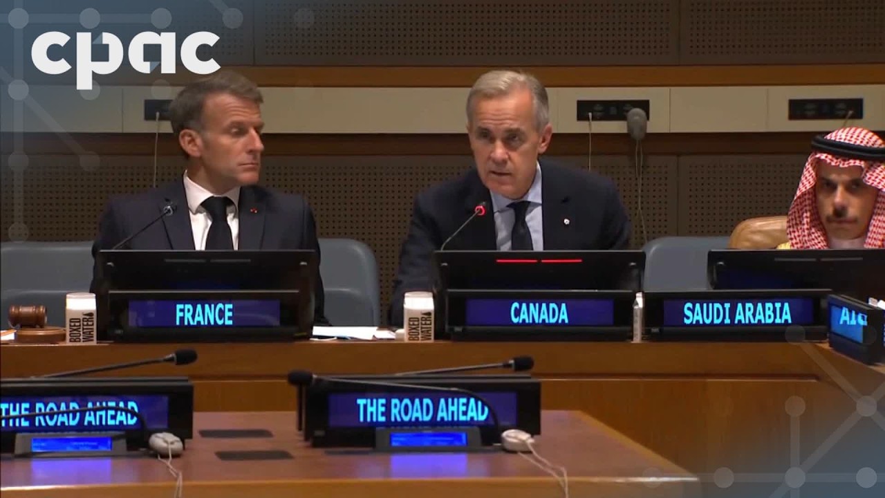 PM Carney speaks at UN event on two-state solution for Israel-Palestine conflict &ndash; Sept. 22, 2026
