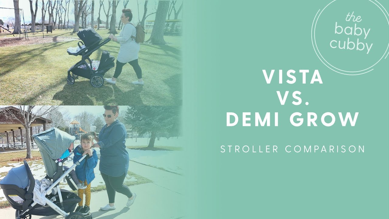 Nuna Demi Grow VS. UPPAbaby Vista | 2018 Double Stroller Comparison