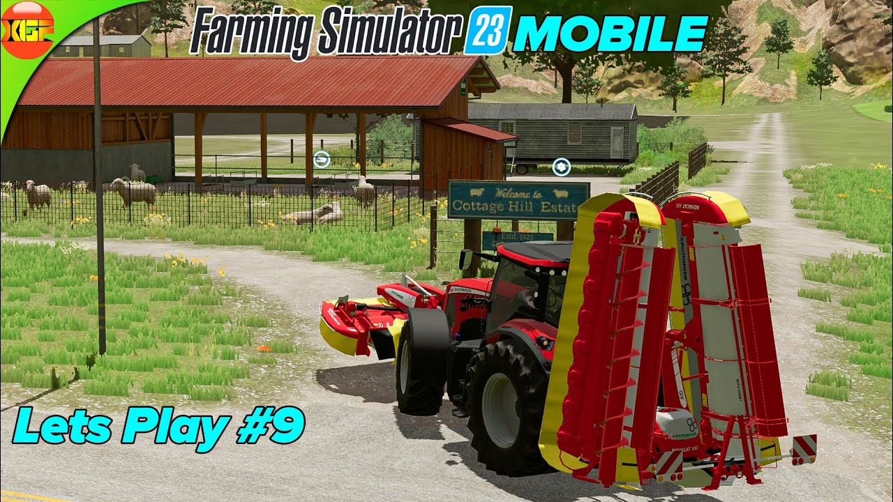 Sheep Farm, Sheep, Mower and Loading Wagon Purchased | Farming Simulator 23 Amberstone #9