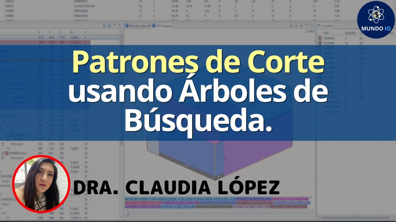 Patrones de Corte usando Árboles de Búsqueda: Conferencia con la Dra. Claudia López