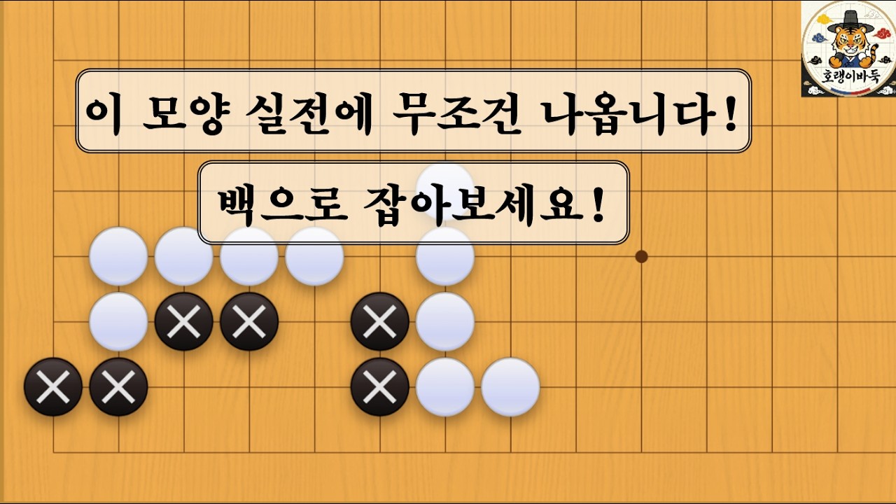 [바둑 사활] 100판 두면 3번은 나올 사활