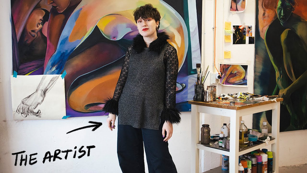 A month in the life of a full-time artist ꩜ Art studio vlog