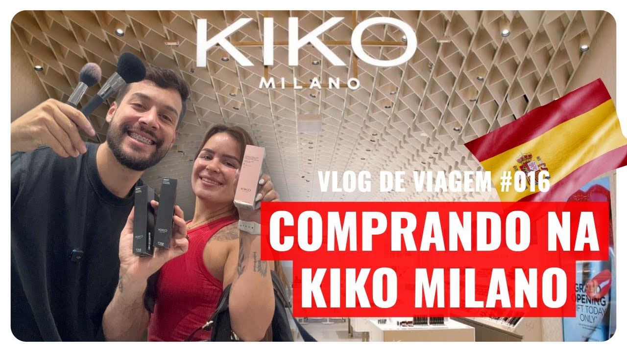 Fazendo compras na Kiko Milano de Barcelona!!