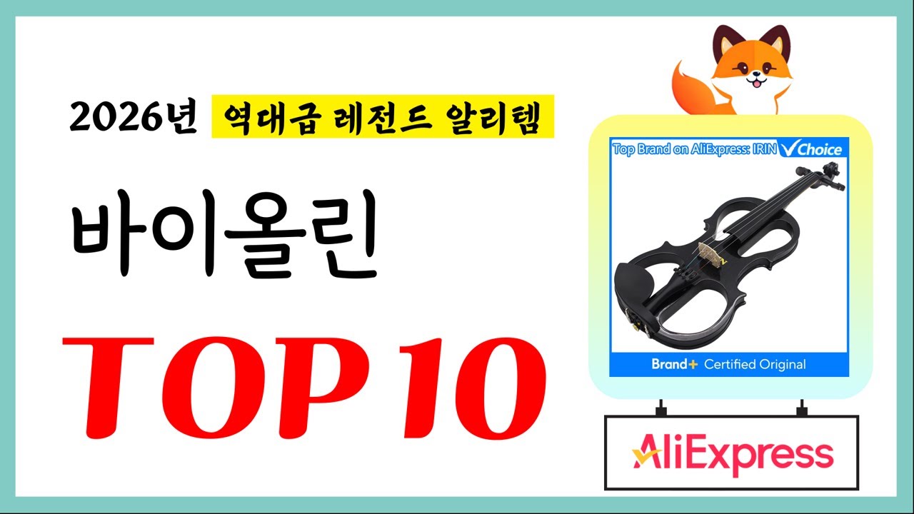 바이올린 추천! 퀄리티에 놀라고 가성비에 놀란 역대급 레전드 알리템TOP10