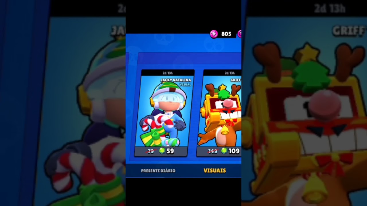 SKIN JACK NATALINA NO BRAWL STARS ⛄ #brawlstars