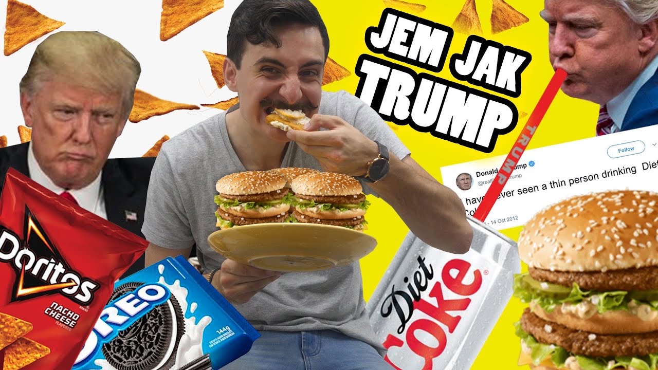 Przez 24h jem jak Prezydent TRUMP - dieta Prezydenta USA - Vonsky SMAKuje