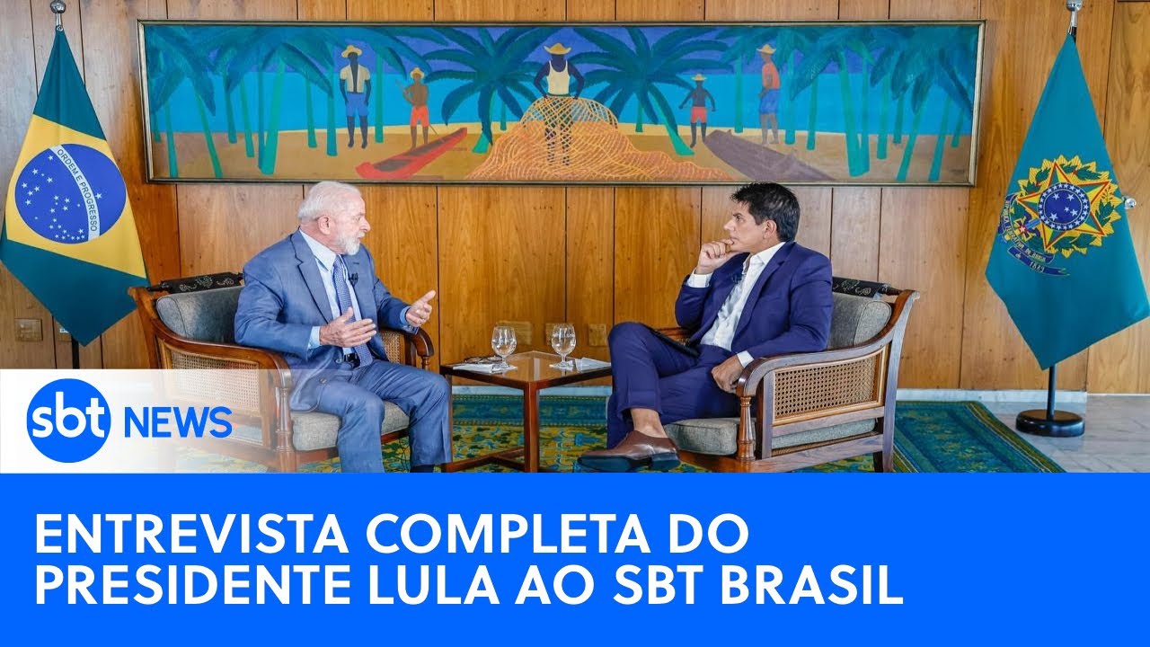 Veja a íntegra da entrevista com o presidente Lula no SBT Brasil